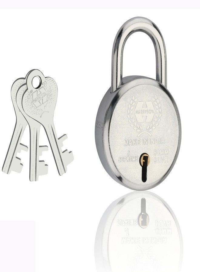 Harrison Padlocks Buy 2 Get 1 Free/ 2 Round Padlock 50mm 0656 with 1 Round Padlock 50mm 0656/padlock, Padlocks, Locks for Home, Locks for Main Door H0091 - Image 5